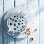 Overnight Oats with blueberries