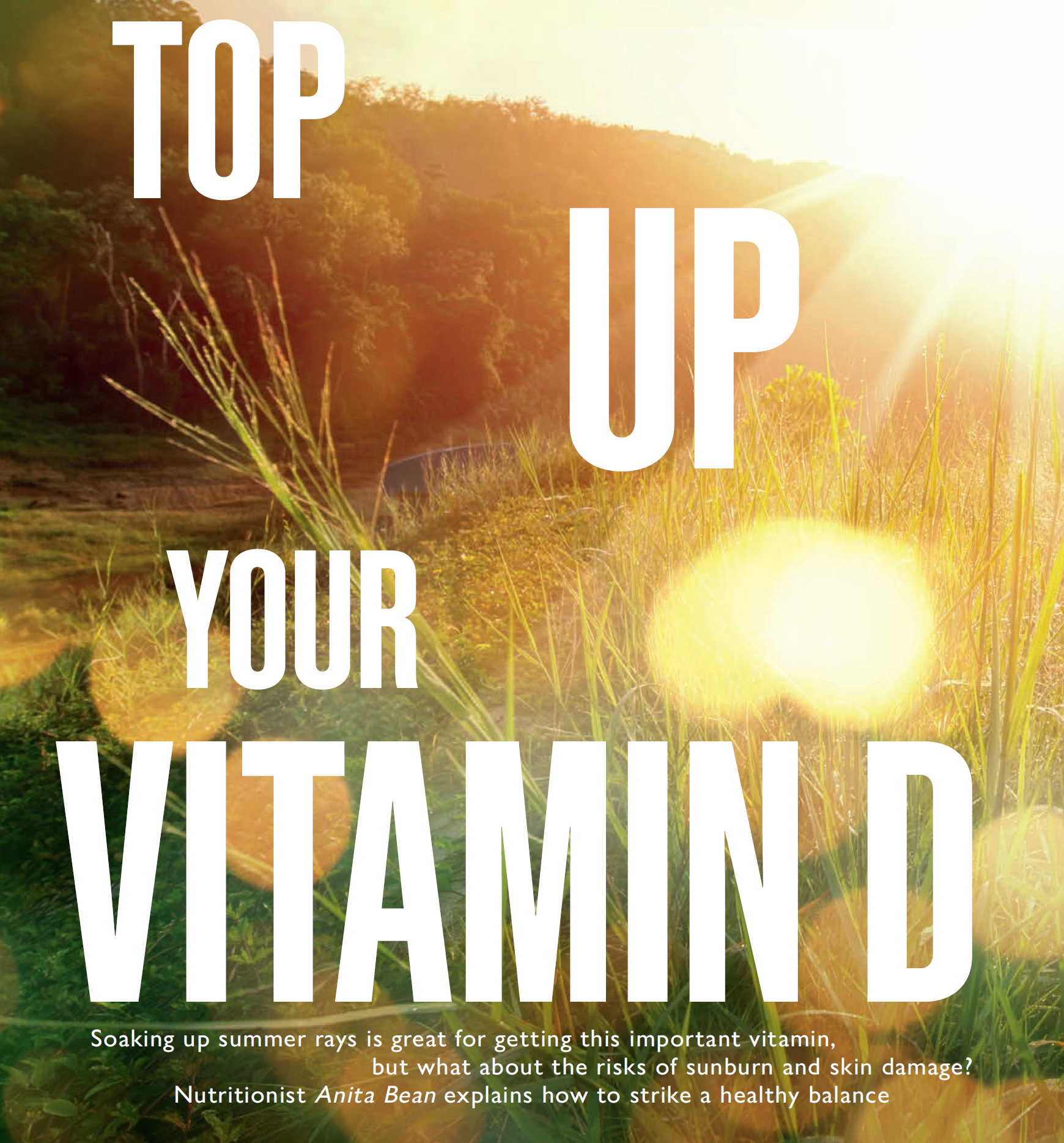 Top up your vitamin D, July 2023