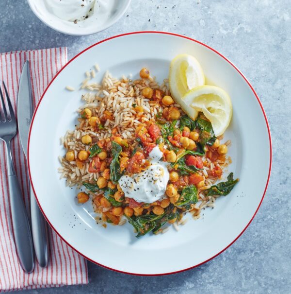 Chickpea and Spinach Curry