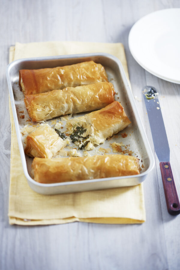 Spinach and Feta Filo Parcels