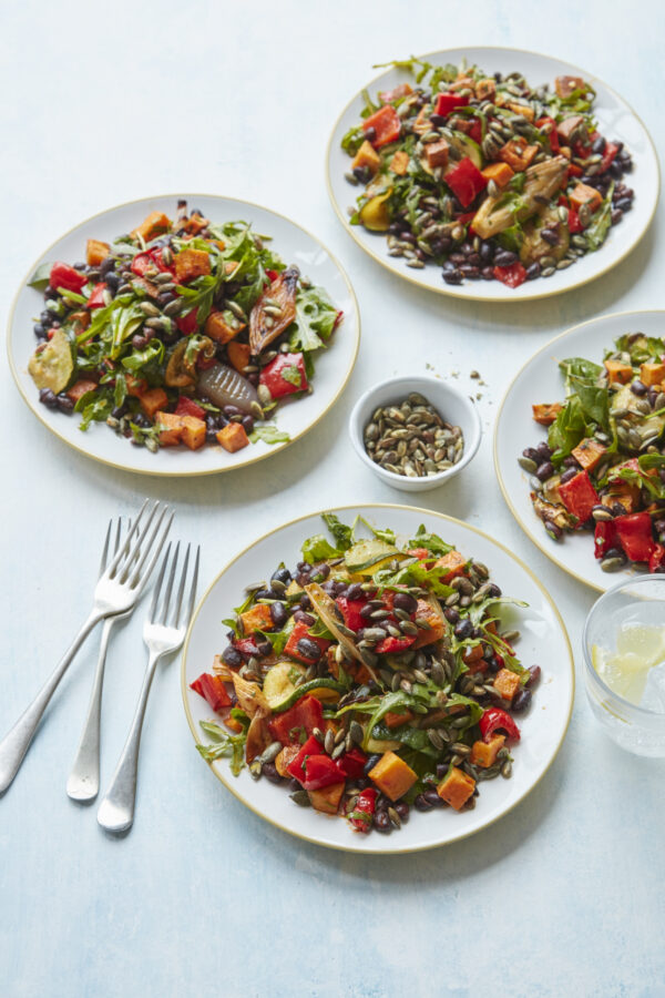 Black bean and sweet potato salad